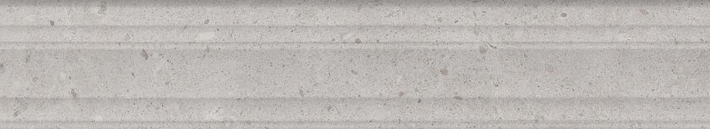 Керама Марацци Риккарди Бордюр Серый Светлый Матовый Структура Обрезной 7.3x40