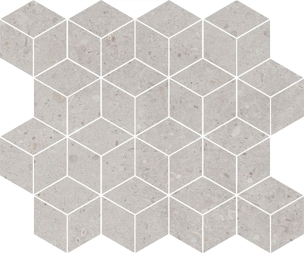Керама Марацци Риккарди Декор Мозаичный Серый Светлый Матовый 37.5x45