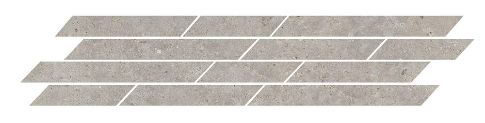 Керама Марацци Риккарди Декор Мозаичный Серый Светлый Матовый 9.8x46.8