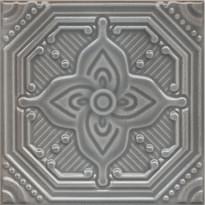 Плитка Керама Марацци Салинас Декор Серый 15x15 см, поверхность глянец