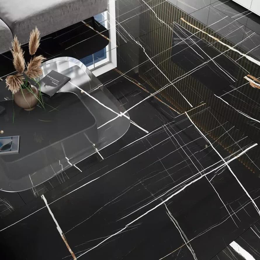 керамогранит фабрики Керама Марацци коллекция Сахара Блэк