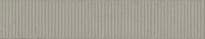 Плитка Керама Марацци Скарпа Бордюр Серый Матовый Структура 7.7x40.2 см, поверхность матовая