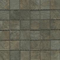 Плитка Керама Марацци Сланец Декор Тёмно-Серый Плетёнка 30x30 см, поверхность матовая