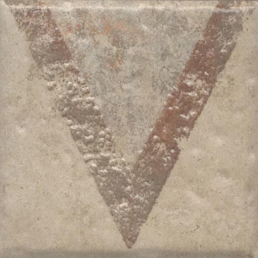 Плитка Керама Марацци Спартель Декор 1 Бежевый Матовый 9.8x9.8 см, поверхность матовая