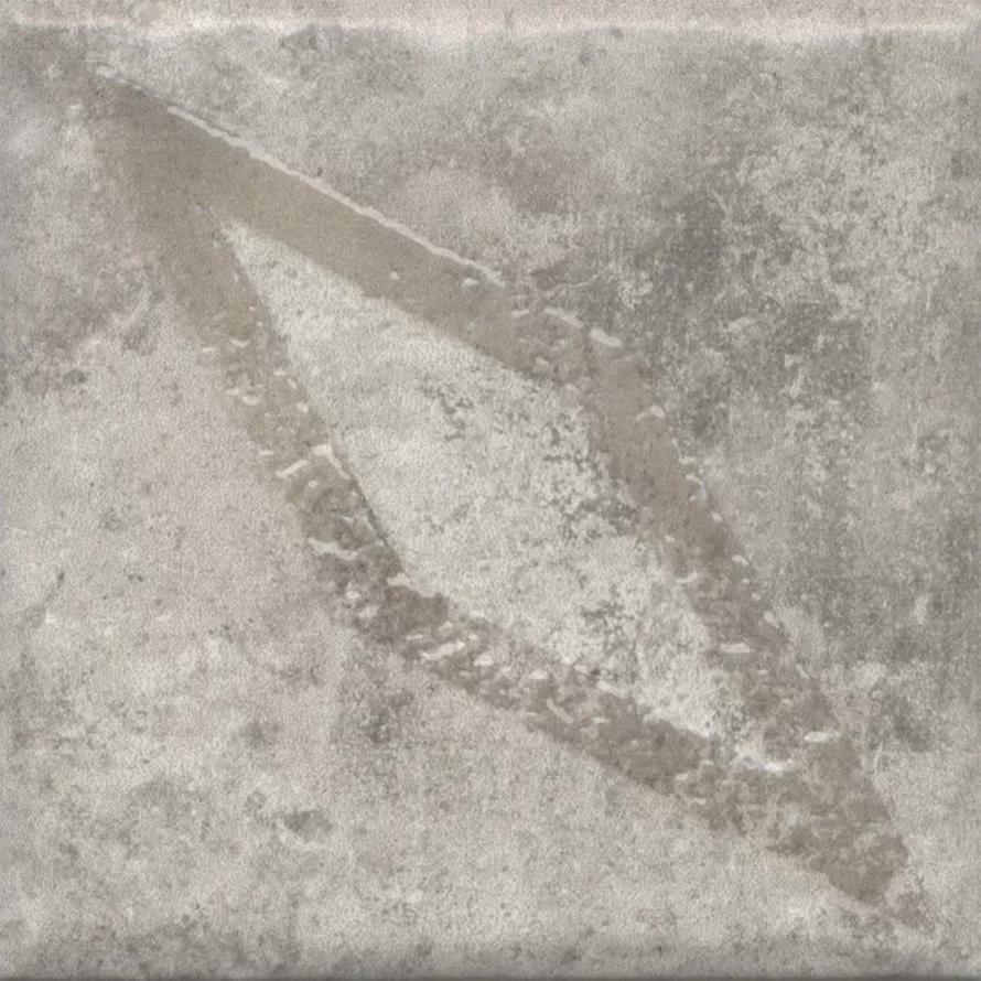 Плитка Керама Марацци Спартель Декор 2 Серый Матовый 9.8x9.8 см, поверхность матовая