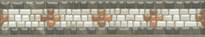 Плитка Керама Марацци Стемма Бордюр 1 3.6x20 см, поверхность глянец, рельефная
