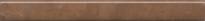 Плитка Керама Марацци Стемма Карандаш Коричневый 2x20 см, поверхность глянец