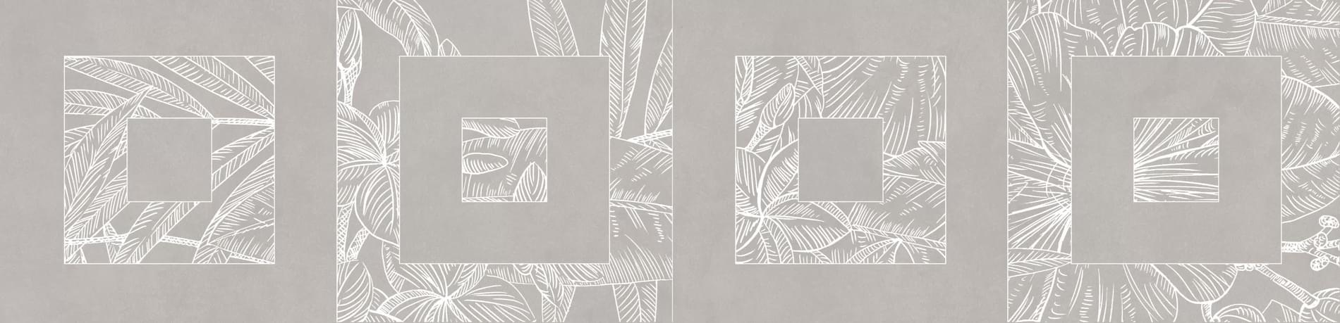 Плитка Керама Марацци Таделакт Бордюр Серый Матовый Обрезной 14.5x60 см, поверхность матовая