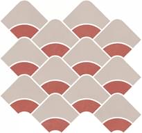 Плитка Керама Марацци Таделакт Декор Наборный Бежевый Светлый Красный Матовый Обрезной 30x28 см, поверхность матовая