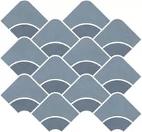 Плитка Керама Марацци Таделакт Декор Наборный Синий Светлый Синий Матовый Обрезной 30x28 см, поверхность матовая