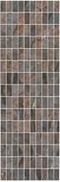 Плитка Керама Марацци Театро Декор Коричневый Мозаичный 25x75 см, поверхность глянец