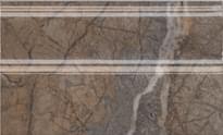 Плитка Керама Марацци Театро Плинтус Коричневый Обрезной 15x25 см, поверхность глянец