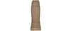 Плитка Керама Марацци Тровазо Угол Внешний Бежевый Матовый 8x2.9 см, поверхность матовая