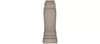 Плитка Керама Марацци Тровазо Угол Внешний Серый Светлый Матовый 8x2.9 см, поверхность матовая