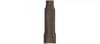 Плитка Керама Марацци Тровазо Угол Внутренний Коричневый Тёмный Матовый 8x2.4 см, поверхность матовая
