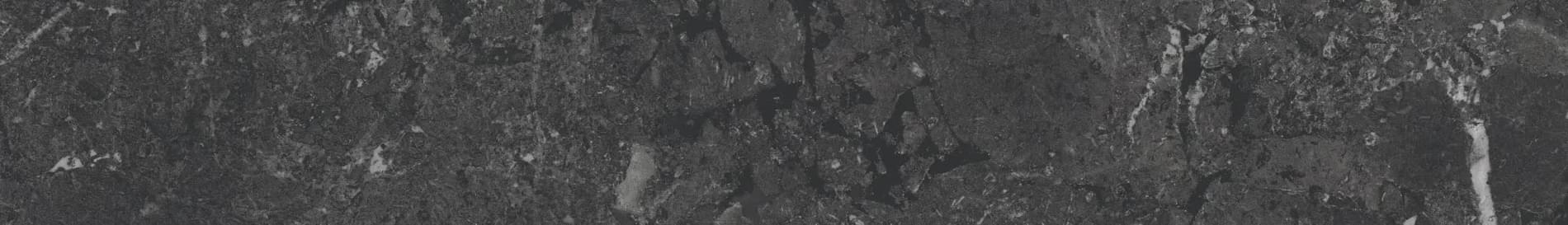 Плитка Керама Марацци Тубкаль Плинтус Чёрный Матовый Обрезной 60x9.5 см, поверхность матовая