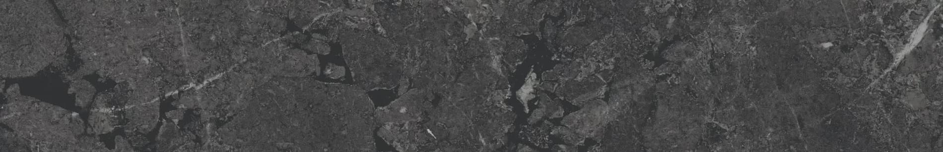 Плитка Керама Марацци Тубкаль Подступенок Чёрный Матовый Обрезной 60x10.7 см, поверхность матовая