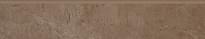 Плитка Керама Марацци Фаральони Плинтус Коричневый 7.6x40.2 см, поверхность матовая