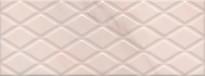 Плитка Керама Марацци Флораль Беж Структура 15x40 см, поверхность глянец, рельефная