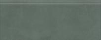 Плитка Керама Марацци Чементо Плинтус Зелёный Матовый Обрезной 12x30 см, поверхность матовая