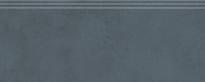 Плитка Керама Марацци Чементо Плинтус Синий Тёмный Матовый Обрезной 12x30 см, поверхность матовая