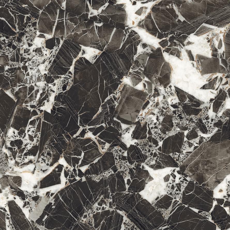 Плитка Керамин Нуар Черный 60x60 см, поверхность матовая