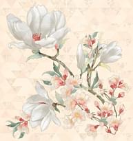 Плитка Керлайф Primavera Panno Magnolia Crema 70.9x75.3 см, поверхность глянец