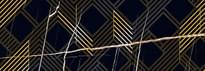 Плитка Керлайф Royal Decoro Nero Oro 24.2x70 см, поверхность глянец