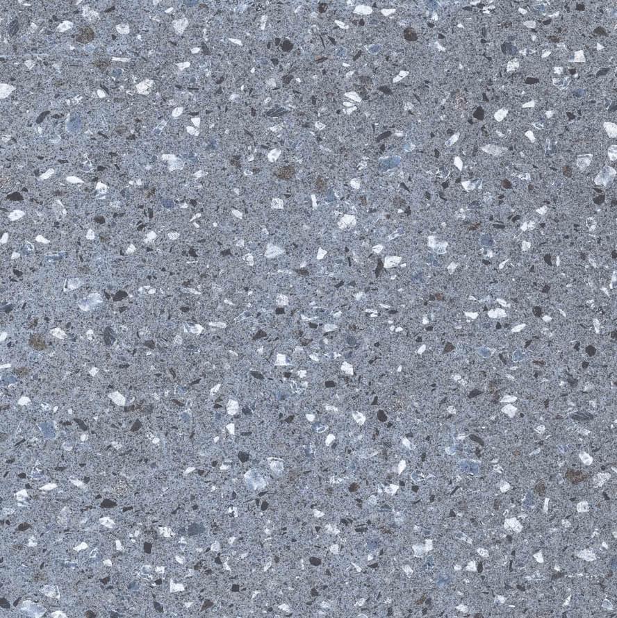 Плитка Пиастрелла Голубой Терраццо 60x60 см, поверхность матовая