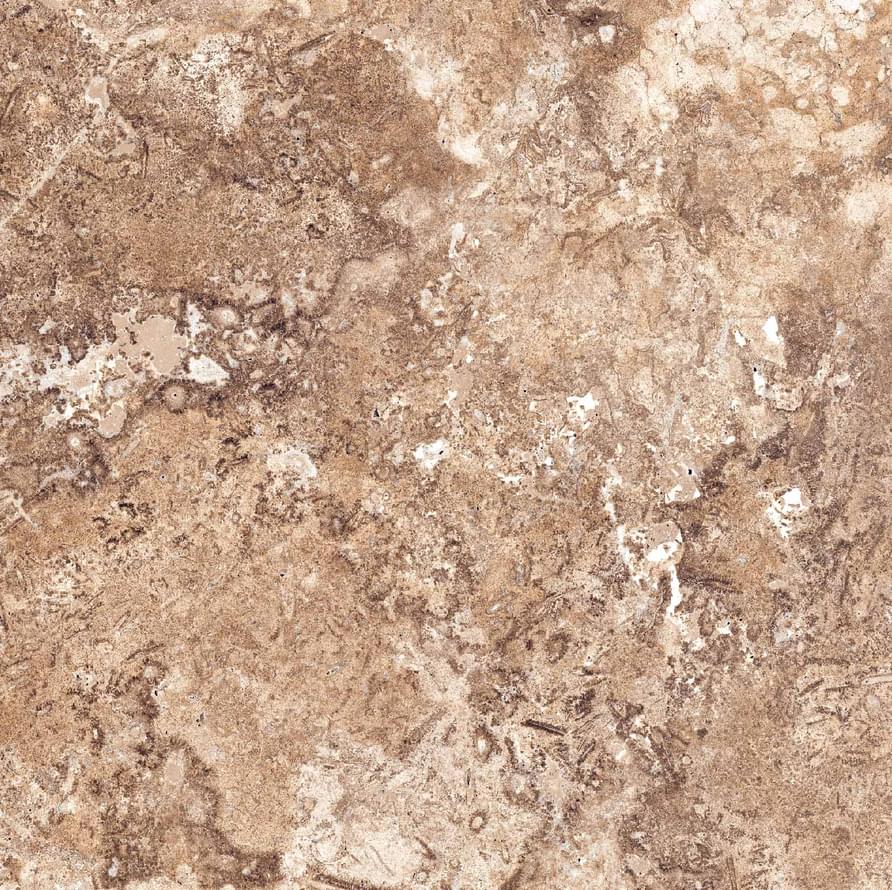 Плитка Пиастрелла Камень Коричневый 60x60 см, поверхность матовая
