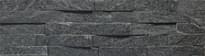 Плитка Сланец Classic Кварцит Черный 15x60 см, поверхность матовая, рельефная