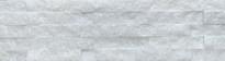 Плитка Сланец Classic Мрамор Кристальный Белый Inside 15x60 см, поверхность матовая, рельефная