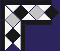 Плитка Топ Рус Анна Угол-01-02-19 25.3x25.3x12.2 25.3x25.3 см, поверхность матовая