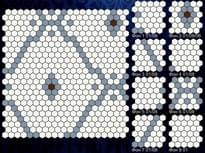 Плитка Топ Рус Диана Фон-01-06-08 Комплект 8 шт 49x102.5 см, поверхность матовая
