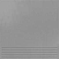 Плитка Уральский Гранит Ступени Темно-Серый Моноколор 30x30 см, поверхность матовая, рельефная