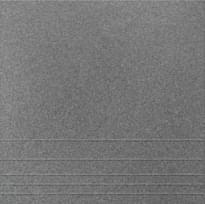 Плитка Уральский Гранит Ступени Темно-Серый Соль-Перец 30x30 см, поверхность матовая, рельефная
